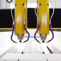 Máquina de Grabado de Piedra de 3 y 4 Ejes, Router CNC 1325 para Tallado de Granito, Mármol y Lápidas, para Esculturas