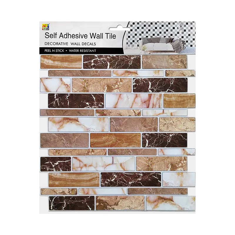 Adhesivo de azulejo de pared de mármol y piedra pequeña para Decoración de cocina y pared