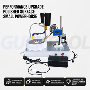 2800RPM Gemstone Grinding Faceting Machine Faceted Jewelry Polishing Machine Polisher Flat Grinder Lapidary Machine 120W - Product Image 3