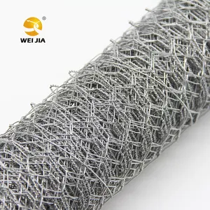 Hot selling Hot Dip Galvanized Hexagonal Wire Mesh Fencing Poultry Netting Chicken Cage Roll