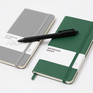 Wholesale <strong>A5</strong> School <strong>PU</strong> Leather <strong>Notebooks</strong> Custom <strong>Notebook</strong> with <strong>logo</strong> and Elastic Band - Product Image 2