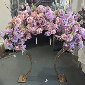 Decorazioni Floreali IFG Runner di Fiori <span class=keywords><strong>Viola</strong></span> Lavanda per Matrimoni Feste Decorazioni per la Casa - Product Image 4