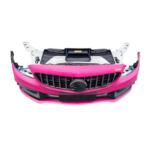 For C-Class C63 <b>old</b> front bumper 14-21 <b>car</b> front body kit W205 body front kit assembly - Product Image 2