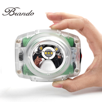 Brando KL6 Mini LED Cap Lamp Lampu Kepala Penambang Profesional yang Dapat Diisi Ulang Ringan Dengan Pengisi Daya USB Tahan Air IP68