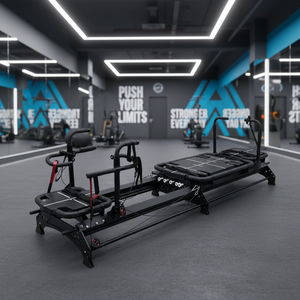 Machine <span class=keywords><strong>de</strong></span> Pilates Megaformer <span class=keywords><strong>de</strong></span> luxe, Reformer Lagree Fitness, construction en alliage d'aluminium, machine professionnelle pour studio et <span class=keywords><strong>salle</strong></span> <span class=keywords><strong>de</strong></span> <span class=keywords><strong>sport</strong></span> - Product Image 1