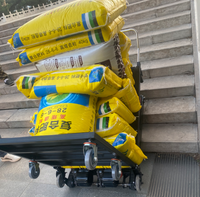Carretilla Eléctrica para Subir Escaleras de 400 kg, con Batería de Litio, para Transporte de Carga