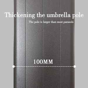 Parasol Roma à double tête personnalisé en usine de Chine de haute qualité Parasol d'extérieur imperméable au soleil pour patio <span class=keywords><strong>très</strong></span> grands hôtels - Product Image 4