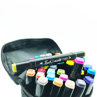 Marqueur professionnel à double pointe, 12 à 168 couleurs, pour dessin, peinture, manga et design