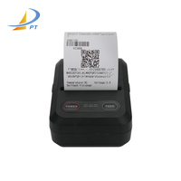 Printer termal portabel Mini 58mm dengan gigi biru Printer penerimaan termal Pos seluler BT-583