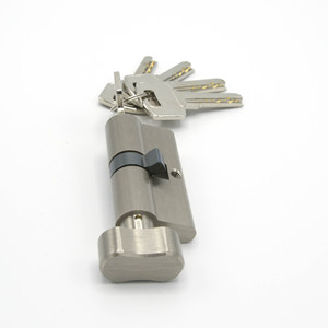 अंगूठे बारी घुंडी पीतल दरवाजा ताला सिलेंडर - Product Image 6