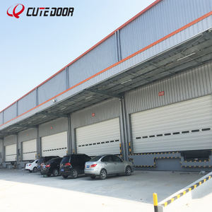 <span class=keywords><strong>Porte</strong></span> <span class=keywords><strong>sectionnelle</strong></span> à peau unique de conception <span class=keywords><strong>industrielle</strong></span> pour les usines et les centres logistiques en alliage d'aluminium - Product Image 1