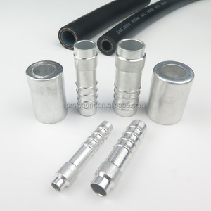 Phụ kiện ống dẫn dầu thủy lực điều hòa ô tô bằng nhôm, đầu nối thẳng, ren trong/ngoài, R12 R134A, bề mặt mạ, công nghệ đúc - Product Image 4