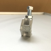 Pince de fixation UTTERLY Beam Clamp UTTBC2 FM UL en fonte ductile galvanisée/noir QT450 pour support structurel industriel et système d'extinction d'incendie