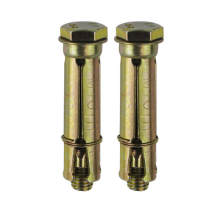 SDPSI DCT Zware uitvoering Geel verzinkte stalen Rawl Shield anker met oogbout M8 schroefdraad 3/4 stuks bevestigingsankers - Product Image 3