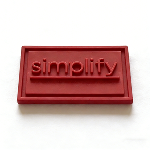 Custom 3D Embossed PVC Rubber Badge Transparent Patch Iron-On Logo Name Tag for <b>Hats</b> Bags Clothing - Product Image 3