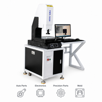 Sistema de Medición de Imágenes con Visión 2.5D Manual para Piezas de Automóviles y Componentes Electrónicos, 300x200x200mm ±0.5% IP67, Base de Granito, CE ISO