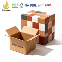 Boîte de déménagement en carton ondulé 3 plis sur mesure, vente en gros, carton kraft certifié FSC pour l'emballage de vente au détail e-commerce