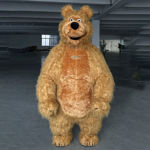 2/2 6/3M Inflatable Linh Vật Trang phục dành cho người lớn có kích thước sang trọng linh vật gấu với thiết kế lông cho các sự kiện Anime - Product Image 1