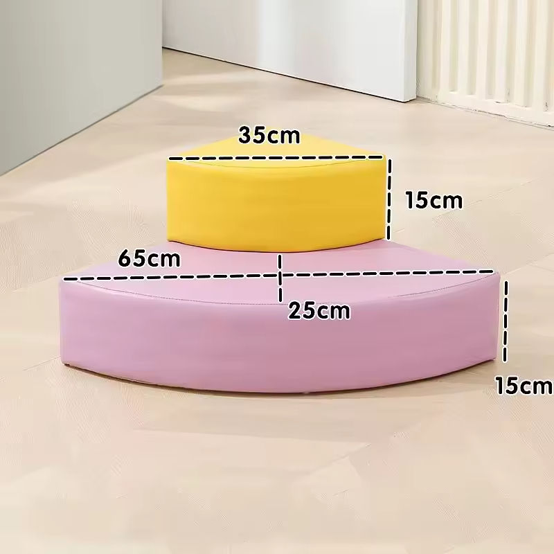 Échelle demi-cercle à deux marches