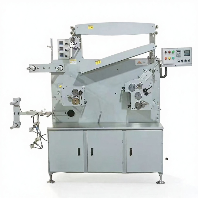 New RD Ribbon Flexographic Flatbed CI 6-Color 60m/min Android Control Water Washing Label Printing Machine for Carton