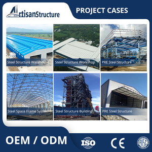 Bâtiment en structure métallique <span class=keywords><strong>sur</strong></span> <span class=keywords><strong>mesure</strong></span> à prix compétitif en Chine, personnalisation d'usine, restaurant en structure métallique, bâtiment en structure métallique à longue portée - Product Image 4