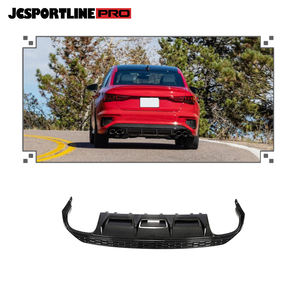 Difusor Trasero de Fibra de Carbono para <span class=keywords><strong>Audi</strong></span> <span class=keywords><strong>A3</strong></span> <span class=keywords><strong>2022</strong></span> 2023 SLINE S3 Sedán 4 Puertas, Fabricación OEM ODM, Garantía de Aplicabilidad - Product Image 1