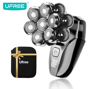 Tondeuse à barbe professionnelle rotative magnétique 7D, <span class=keywords><strong>rasoir</strong></span> électrique multifonctionnel pour homme, lavage complet du corps, étanche IPX7 - Product Image 1