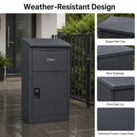 Boîte à colis extérieure autonome allemande Paketbox, armoire de livraison sécurisée pour colis