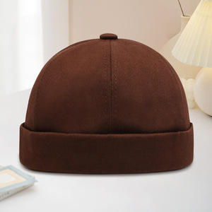 Melon Shaped Hat Unisex Solid Color Foldable Breathable Warm Windproof Four Seasons Adult Ivy Hat - Product Image 3