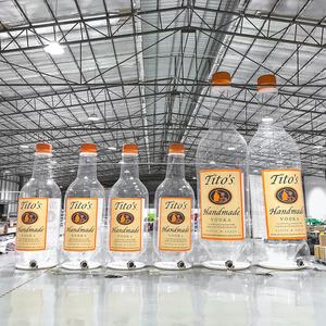 Dev Tito's Vodka Şişesi Şişirilebilir Şarap Şişesi Alkol Promosyonu/Bar/Gıda Fuarı/Ticari Fuar Dekorasyonu için Markalı - Product Image 3