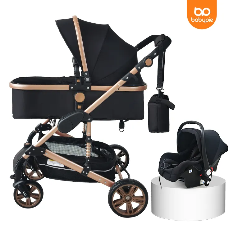 Ultimo passeggino passeggino da viaggio nuovo nato passeggini 4 In 1 carrozzina all'ingrosso di lusso 3 In 1 passeggino per bambino