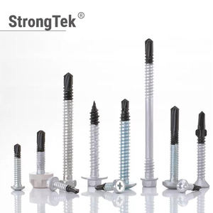 Sechskant-Unterlegscheibenkopf Bimetall Selbstbohrende Schrauben SS304/316 Edelstahl Zoll-Größen für Freiliegende/Nasse Bereiche - Product Image 4