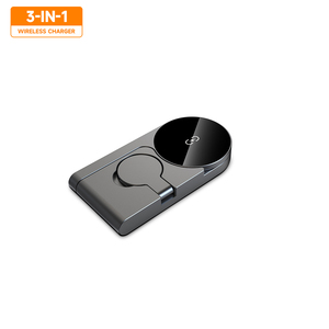 Estación de Carga Inalámbrica Magnética 3 en 1 para iPhone 17, para <span class=keywords><strong>iWatch</strong></span>, Airpods <span class=keywords><strong>Pro</strong></span>, <span class=keywords><strong>iWatch</strong></span> <span class=keywords><strong>8</strong></span>, 7, Base de Carga Rápida - Product Image 6