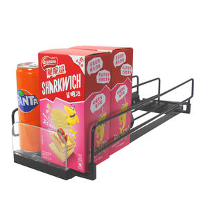 Organizador <span class=keywords><strong>de</strong></span> Estantes Plegable <span class=keywords><strong>de</strong></span> Plástico Resistente, Sistema <span class=keywords><strong>de</strong></span> Empuje Independiente, Fácil <span class=keywords><strong>Almacenamiento</strong></span> para Comercialización en Minoristas y Supermercados - Product Image 2