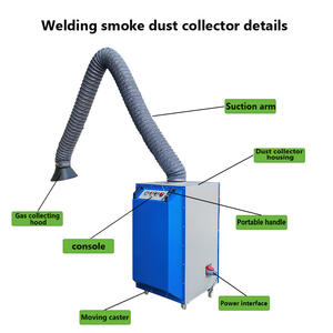 Evacuador de Humo Industrial Móvil Purificador de Humos de Soldadura Extractor de Humos para Corte por Plasma - Product Image 2