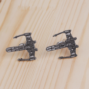 Boutons de manchette d'affaires français <span class=keywords><strong>Star</strong></span> Ball <span class=keywords><strong>Wars</strong></span> pour hommes luxe Offre Spéciale films périphériques - Product Image 4