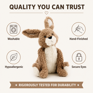 Peluches <span class=keywords><strong>de</strong></span> Conejo Marrón Personalizados, Lindos Peluches Kawaii <span class=keywords><strong>para</strong></span> Niños, Peluches <span class=keywords><strong>de</strong></span> Conejito Suaves, Regalo Promocional <span class=keywords><strong>para</strong></span> Niños - Product Image 4