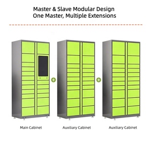 Ngoài Trời Không Thấm Nước Giao Hàng <span class=keywords><strong>Locker</strong></span> Với Khóa Điện Tử Thông Minh Lưu Trữ <span class=keywords><strong>Locker</strong></span> Hệ Thống Tự Phục Vụ Kim Loại Tự Động Bưu Kiện <span class=keywords><strong>Locker</strong></span> - Product Image 3