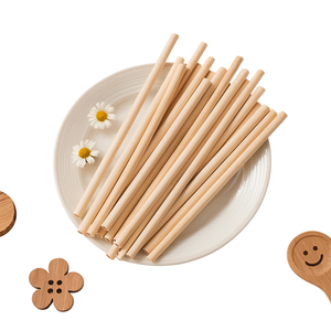 Pailles en bambou biodégradables naturelles en gros, écologiques pour les boissons, les cocktails, les fêtes, l'usage domestique, vente chaude - Product Image 1