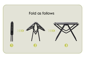 IGT, <span class=keywords><strong>mesa</strong></span> plegable de hierro ligera, portátil y duradera para acampar al aire libre, multifunción, Picnic y té, diseño moderno - Product Image 6