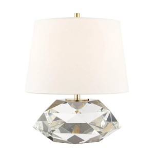 Brass & White Cone Modern Minimalist Table Lamp | Contemporary Lighting for Hotel Cafe & Open Office Area - Product Image 2