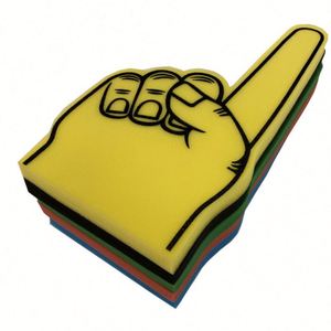 Doigts en mousse multicolores personnalisés avec logo, pour la promotion, les fêtes et le soutien en stade - Product Image 3