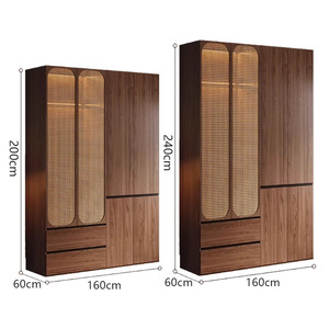 <span class=keywords><strong>Armario</strong></span> de madera maciza MCM de alta calidad, almacenamiento espacioso para el hogar pequeño, dormitorio, guardarropa, moderno, multifuncional montado en la pared - Product Image 6