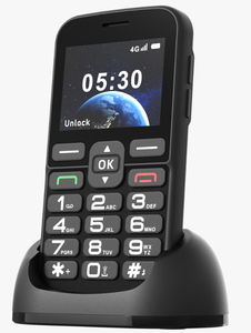 Teléfono con Teclado Uleway, Teléfono con Teclado 4G y Pantalla LCD de 2.4 Pulgadas, Diseño de Barra, Teléfono para Personas Mayores con Doble Tarjeta <span class=keywords><strong>SIM</strong></span> - Product Image 1