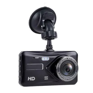 Voertuig Rij Recorder 4 Inch Touchscreen Dual Lens Auto Camera Dvr Voor En Achter Dashboard Camera