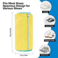 Kit de nettoyage anti-taches pour lave-linge et sèche-linge CF Chenille, sac de lavage réutilisable et lavable pour chaussures, sac à linge magique pour chaussures
