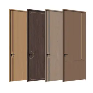 Transforme su espacio con puertas de madera maciza impermeables y respetuosas con el medio ambiente Puertas interiores sin pintura