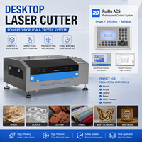 4060 CO2 레이저 조각기 50W-100W 수냉식 리니어 가이드 아크릴 합판 DIY 유리 400x600mm CNC 플로터 DXF/BMP/AI