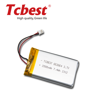 Batterie lithium-ion polymère <span class=keywords><strong>prix</strong></span> usine 653864 2000mAh 3.7V pour produits numériques dispositifs médicaux - Product Image 5