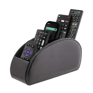 Modern Multipurpose Luxury PU Leather Desktop Organizer Living Room Bedside Table Remote Control <strong>Small</strong> Item Storage <strong>Box</strong> 5 - Product Image 1